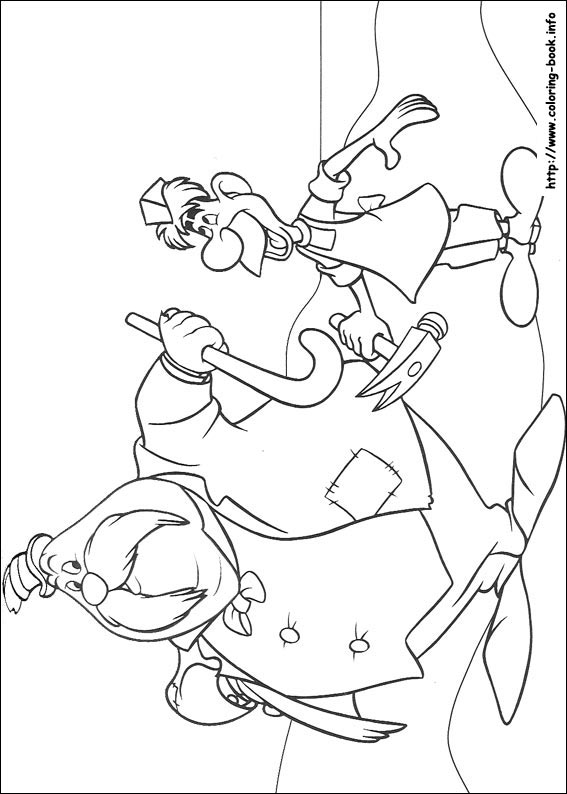 Alice in Wonderland coloring picture